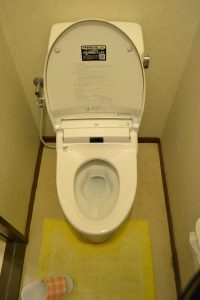 宮崎市　トイレリフォーム　アフター　アメージュZ