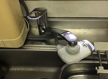 宮崎市のキッチン水栓交換