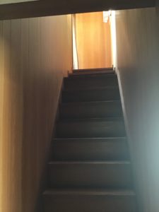 階段手すり取付前