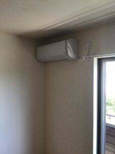 エアコン取付施工後