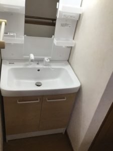 洗面化粧台リフォーム施工後