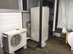 バスリフォーム施工中