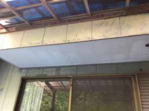 ベランダ内雨漏り補修工事施工後