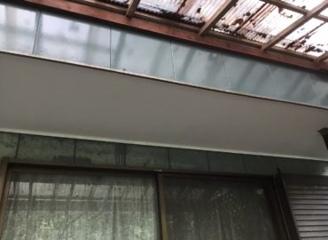 宮崎市のベランダ内雨漏り補修工事