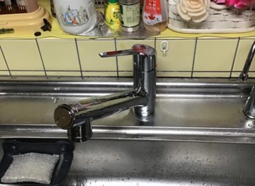 宮崎市のキッチン水栓交換