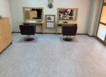 フロアタイル上貼り工事