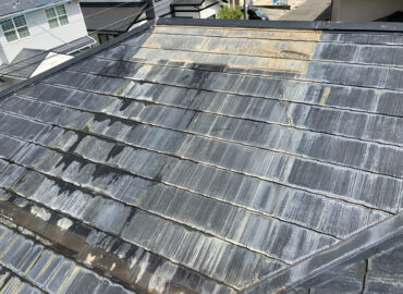 太陽熱温水器下ろし作業